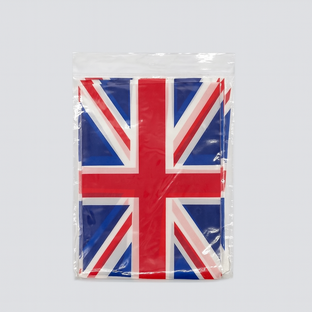 Union Jack Pennant Bunting – 10 m, 20 Flags