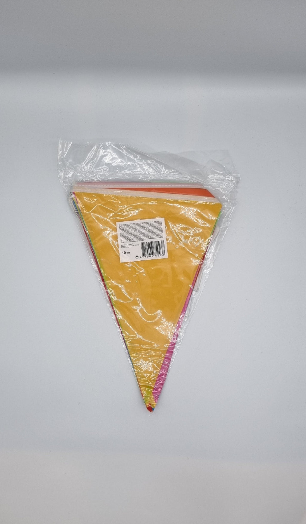 Multi-Colour Pennant Bunting – 10 m, 20 Flags