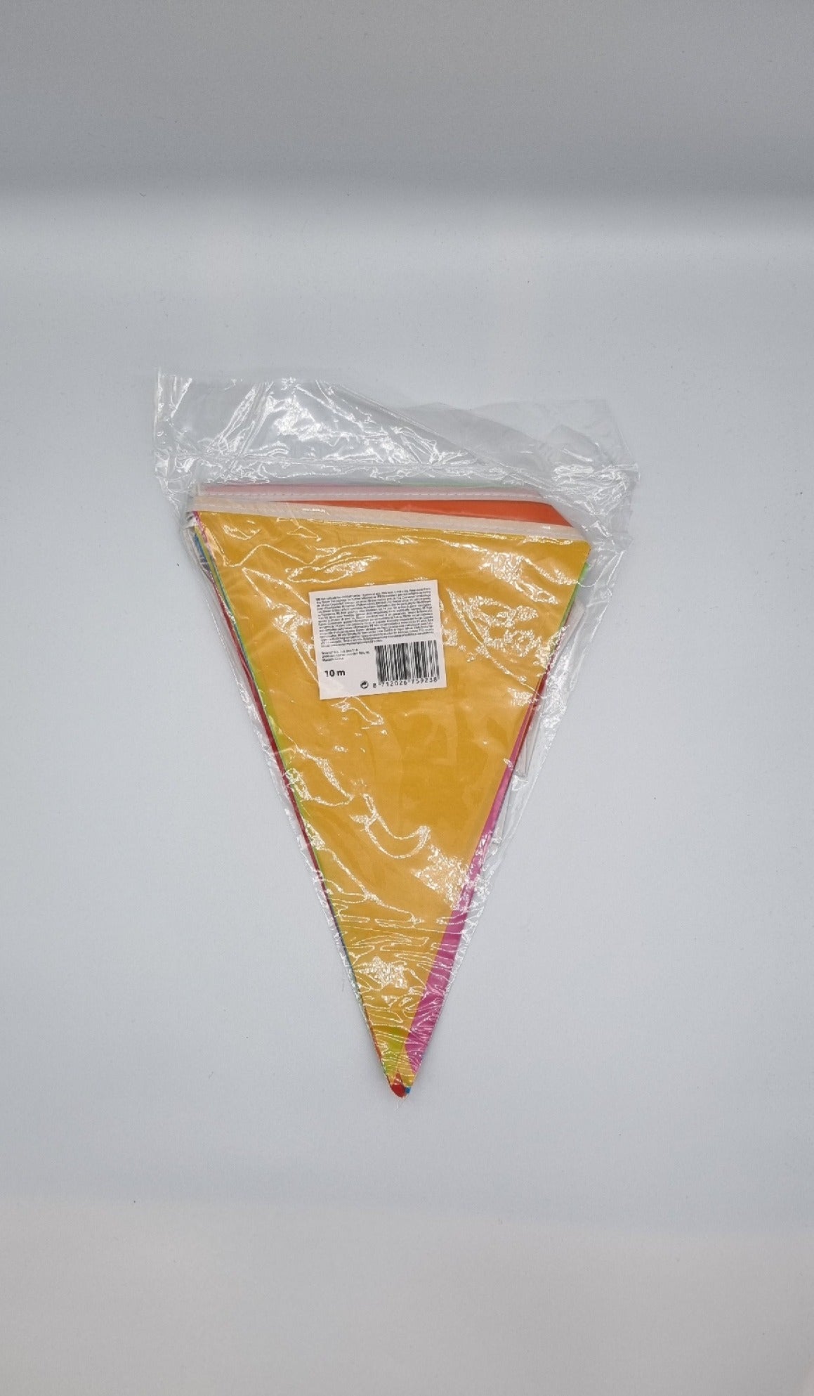 Multi-Colour Pennant Bunting – 10 m, 20 Flags