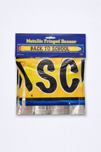 Back to School Metallic Fringed Banner – 5 ft (1.5 m)