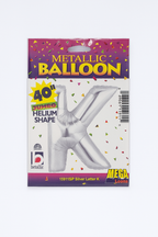 40″ Foil Balloon Letter “K” – Silver