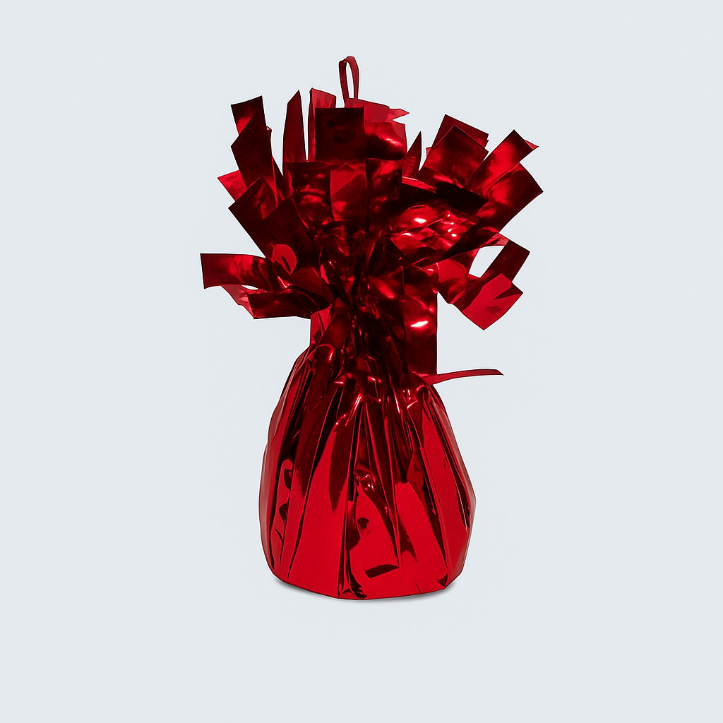 Foil Balloon Weight – Red, 140 g (pack of 12)