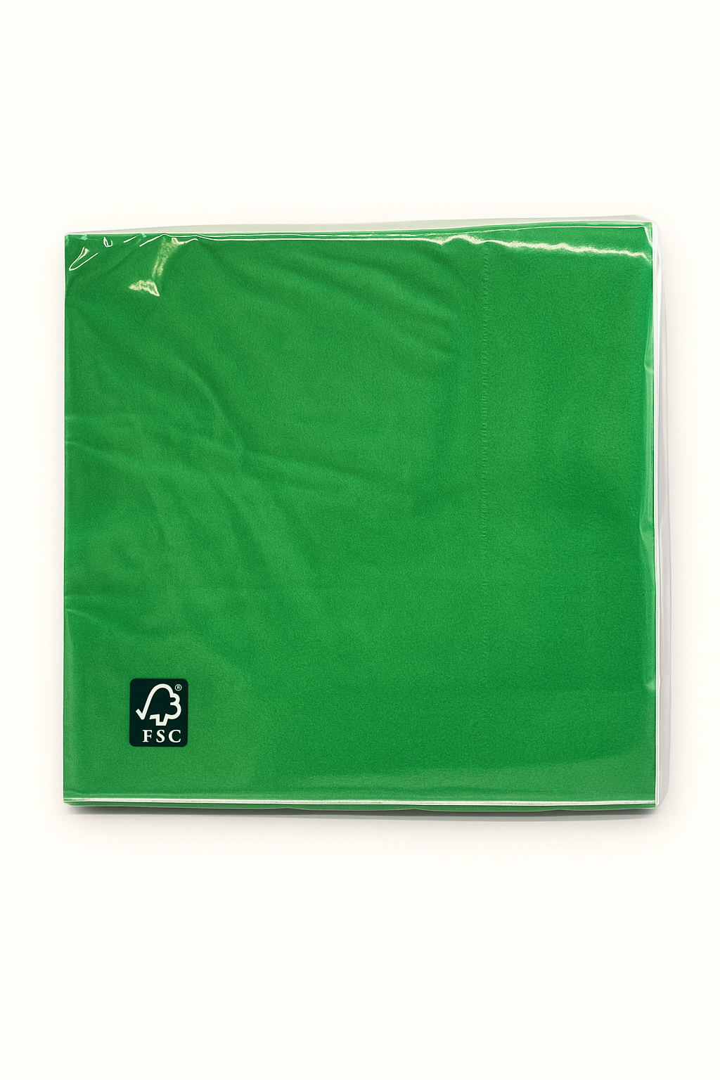 2-Ply Paper Napkins – Green, Pack of 50