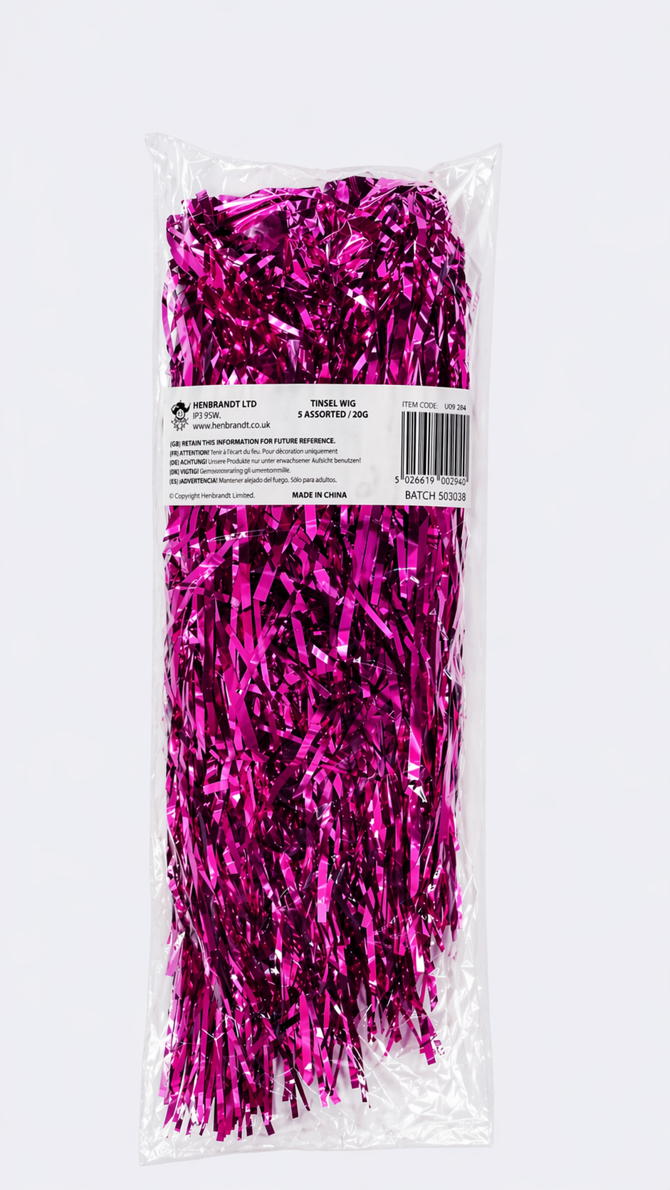 Purple Tinsel Wig – 20 g