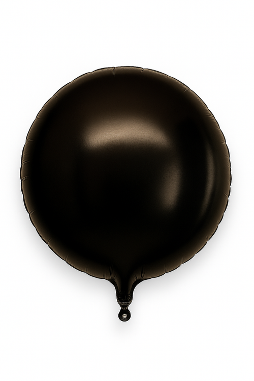 18″ Foil Balloon – Round Black
