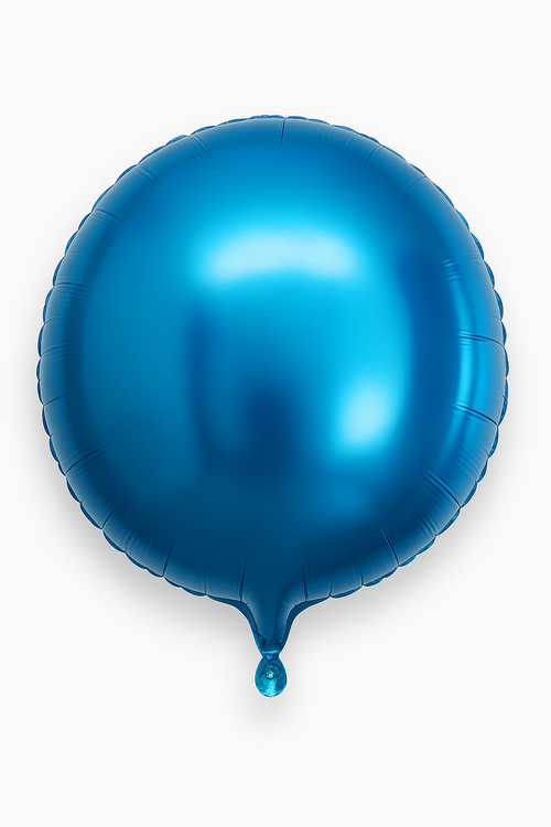 18″ Foil Balloon – Round Blue