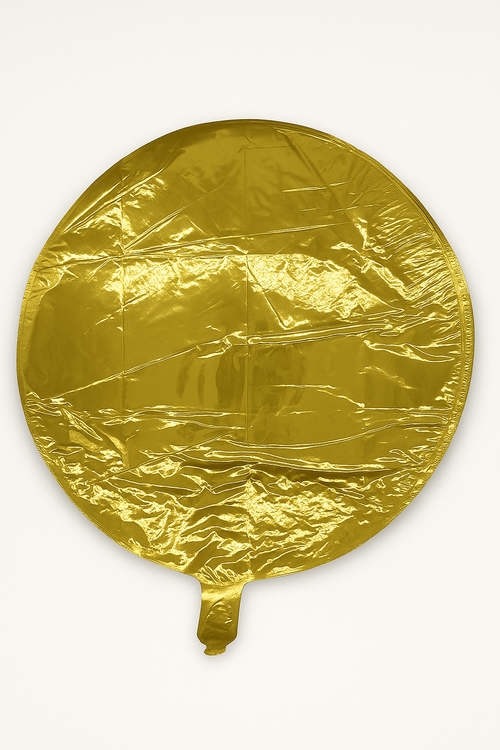 18″ Foil Balloon – Round Gold