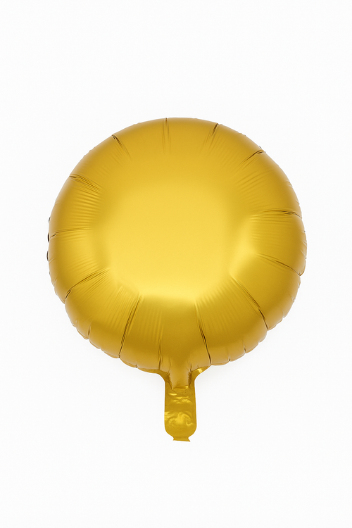 18″ Foil Balloon – Round Gold