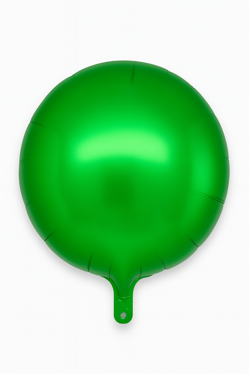18″ Foil Balloon – Round Green