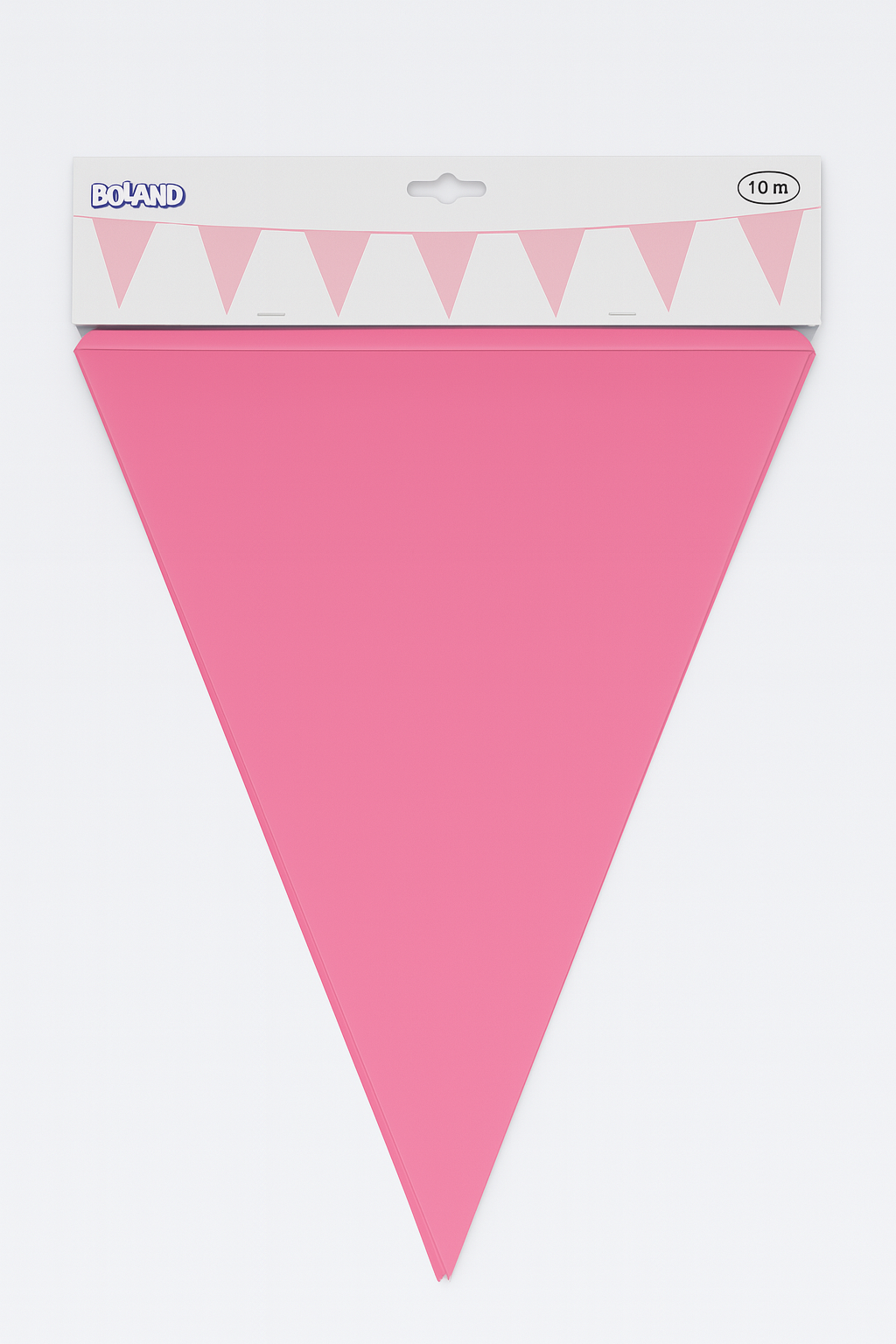 Giant Pink Pennant Bunting – 10 m, 18 Flags