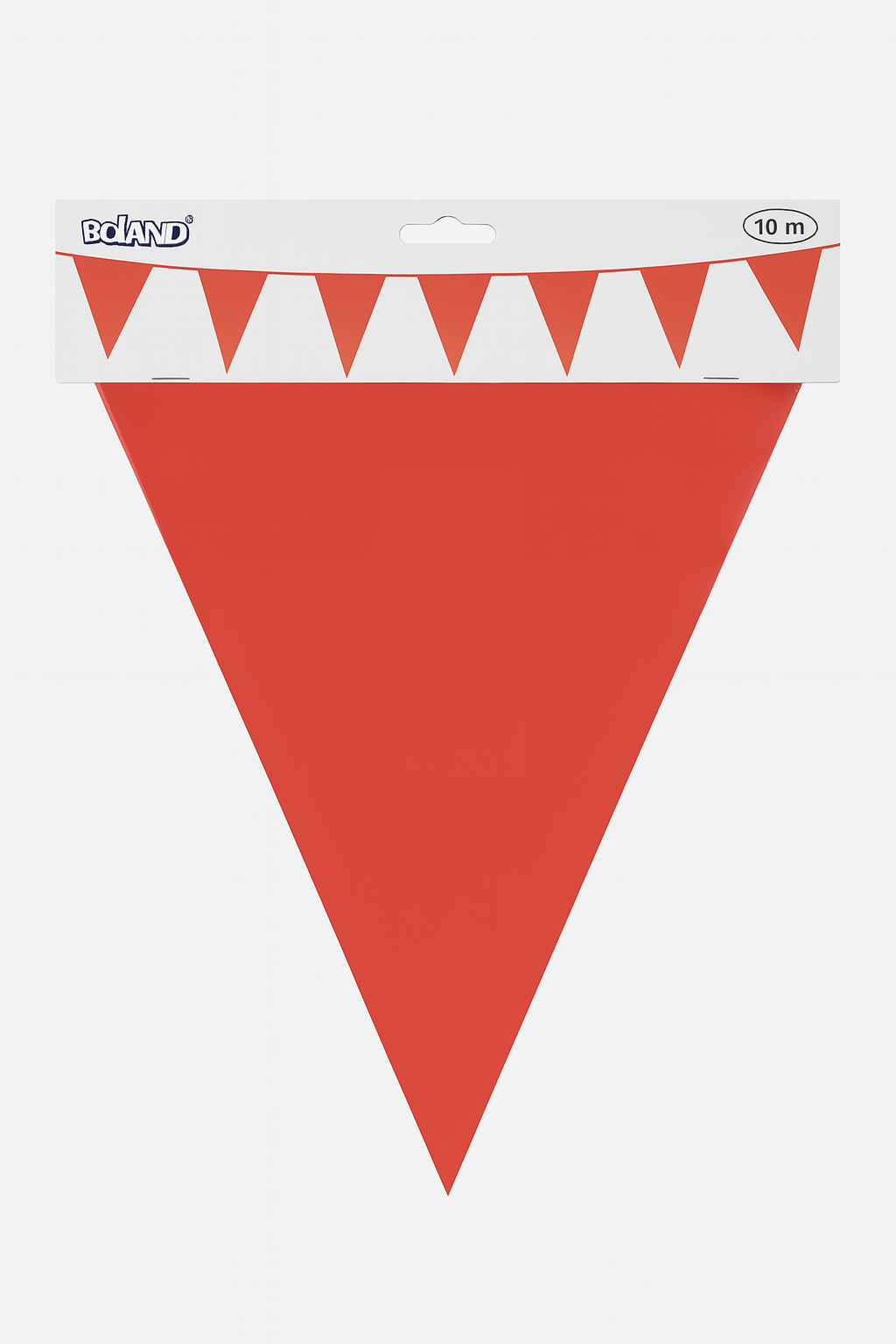 Giant Red Pennant Bunting – 10 m, 18 Flags