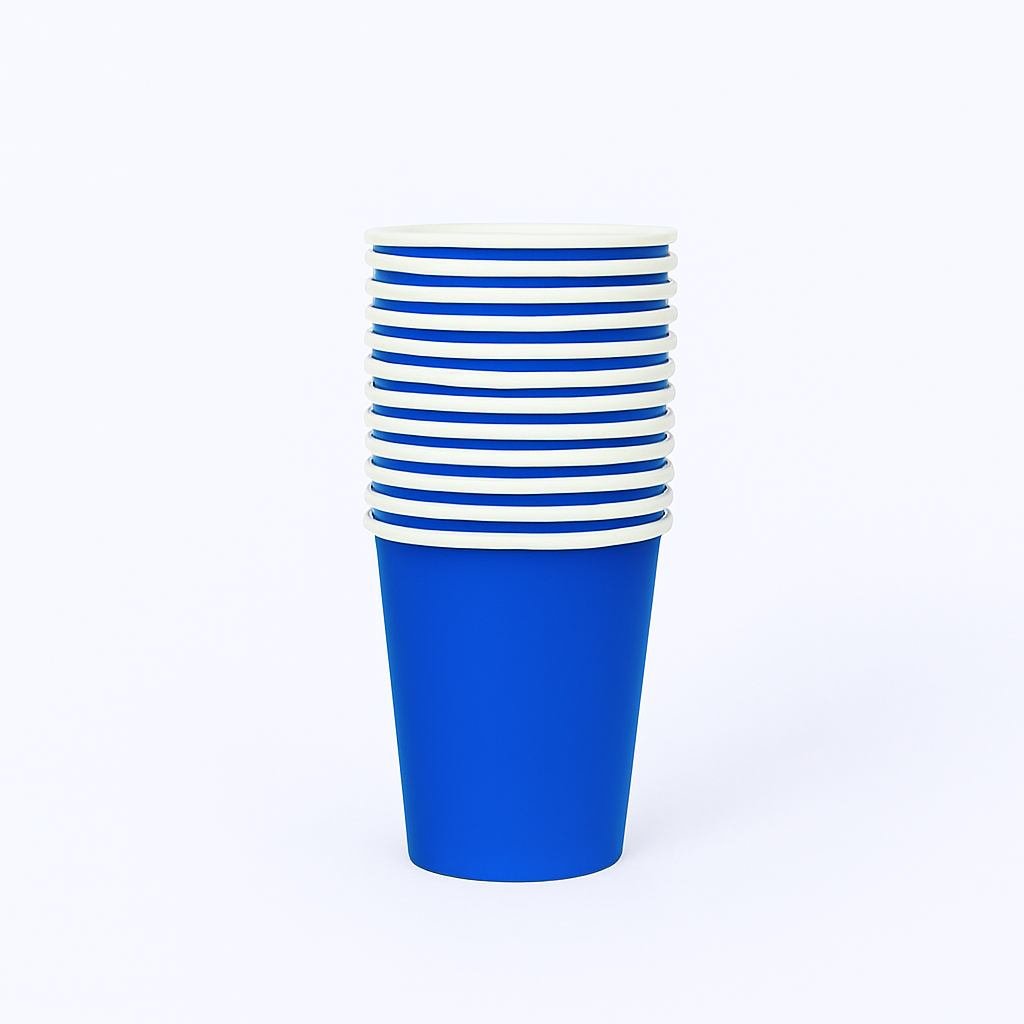 Royal Blue Cups – 9 oz, Pack of 14