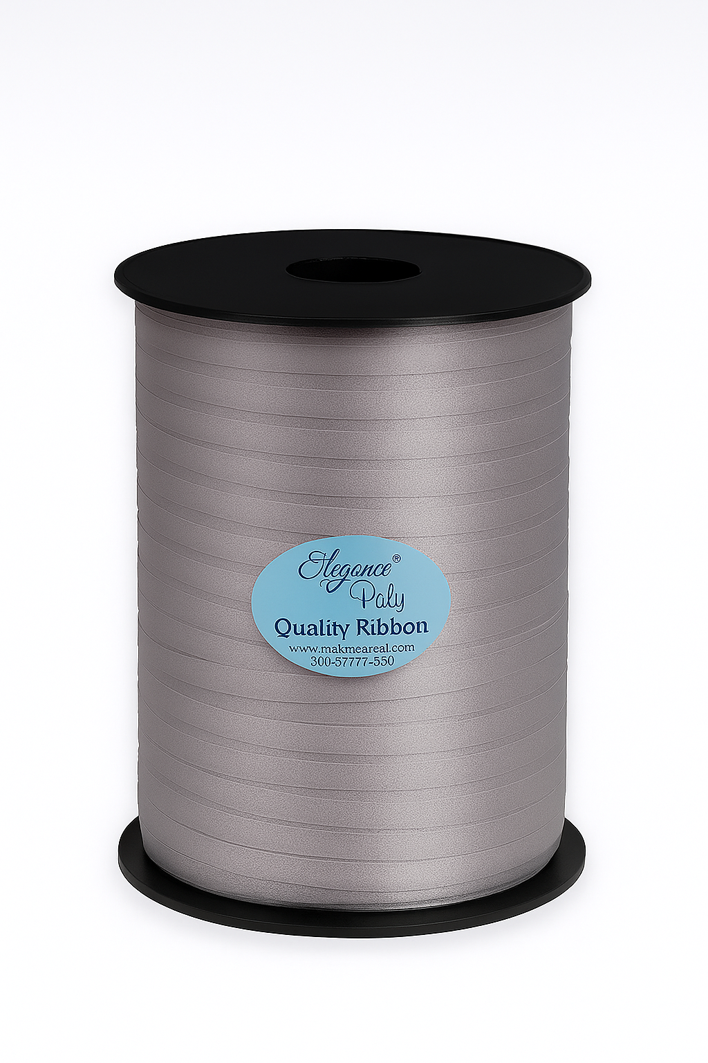 500 Yards Silver Balloon Curling Ribbon – 5 mm Width Spool