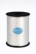 500 Yards White Balloon Curling Ribbon – 5 mm Width Spool