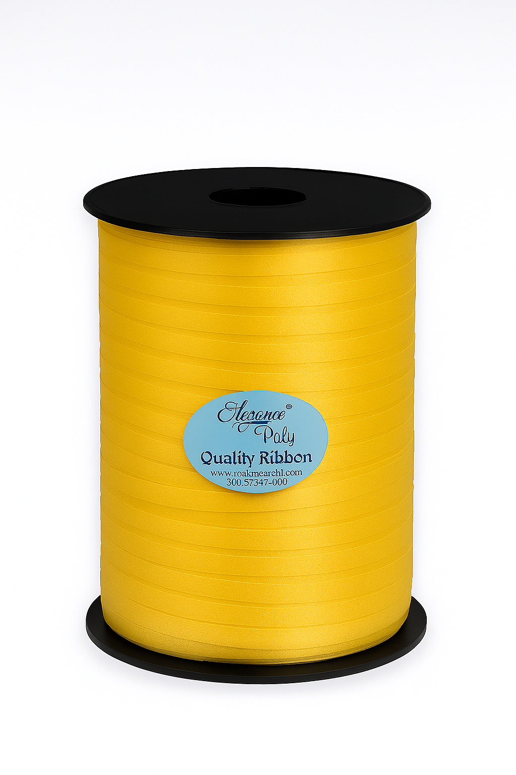 500 Yards Yellow Balloon Curling Ribbon – 5 mm Width Spoo